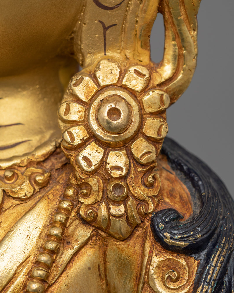 Deity of Purification Vajrasattva Sculpture | Sacred Bodhisattva Figure