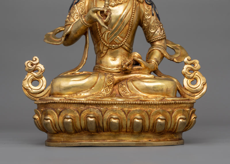 Deity of Purification Vajrasattva Sculpture | Sacred Bodhisattva Figure