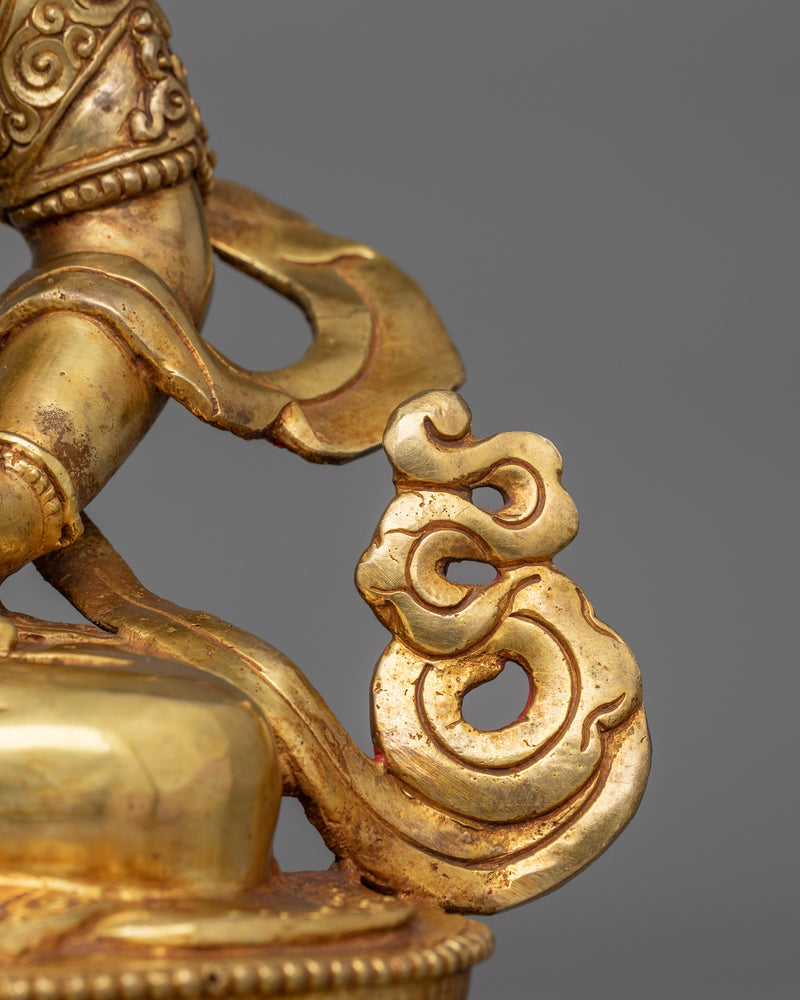 Deity of Purification Vajrasattva Sculpture | Sacred Bodhisattva Figure