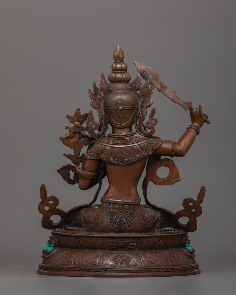 Wisdom Deity Manjughosa Statue | Symbol of Intellectual Clarity and Insight