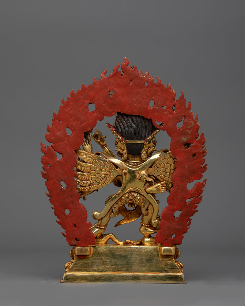 Vajrakilaya Wrathful Deity Statue | Handcrafted Sculpture of Obstacles Removal