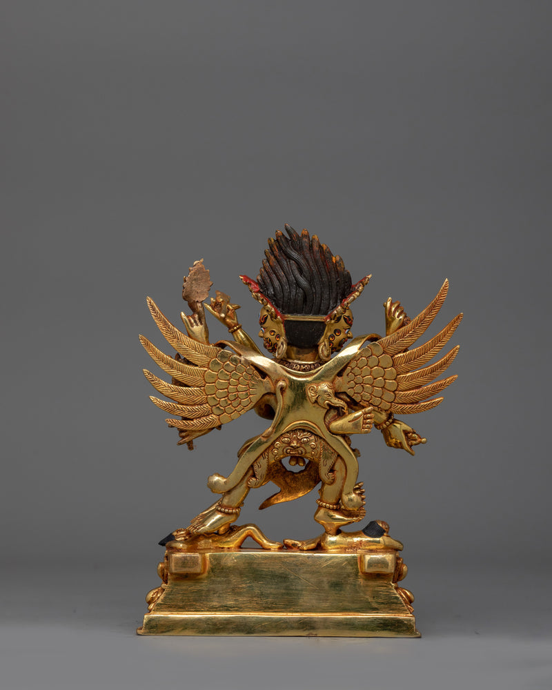 Vajrakilaya Wrathful Deity Statue | Handcrafted Sculpture of Obstacles Removal