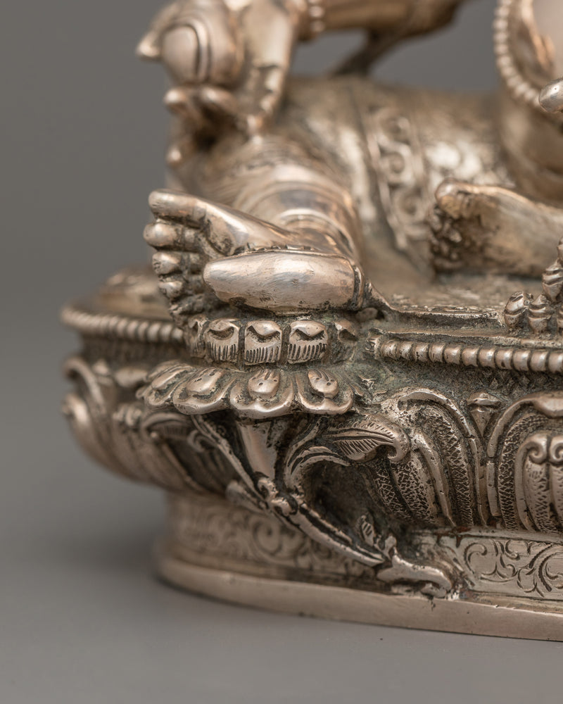 Dzambhala Fortune Granter Sculpture | Deity of Wealth and Abundance