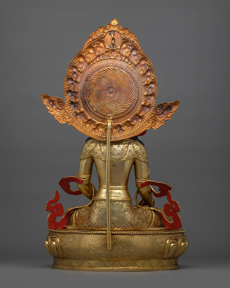 Kshitigarbha Buddhist Spiritual Sculpture | Compassionate Protector of Souls