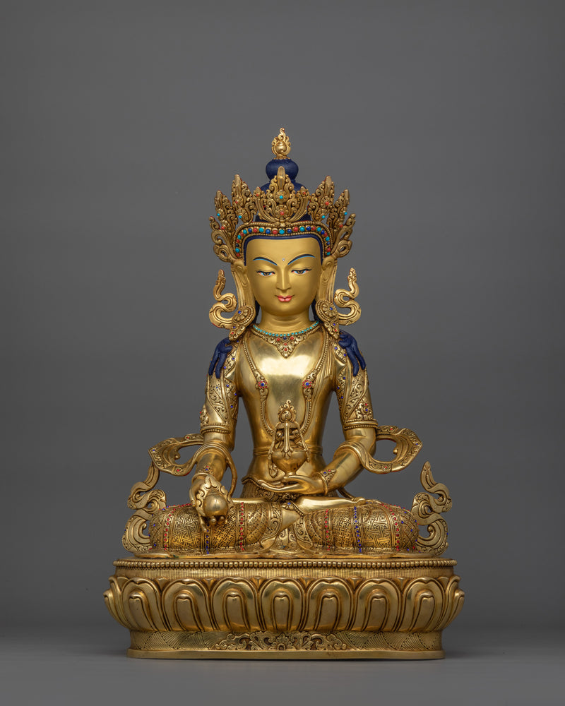 Kshitigarbha Buddhist Spiritual Sculpture | Compassionate Protector of Souls