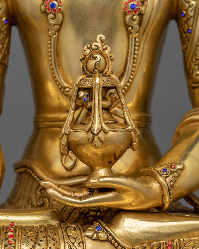 Kshitigarbha Buddhist Spiritual Sculpture | Compassionate Protector of Souls