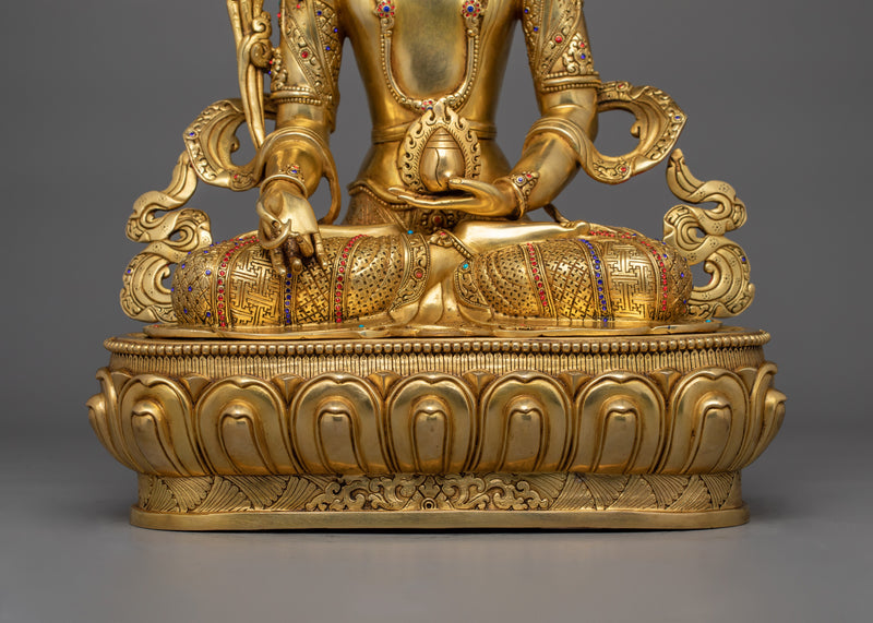 Kshitigarbha Protector of Souls Sculpture | Guardian of the Deep Vow