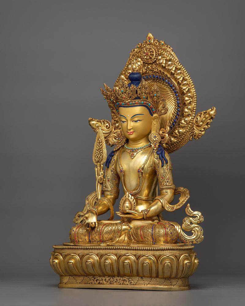 Kshitigarbha Protector of Souls Sculpture | Guardian of the Deep Vow