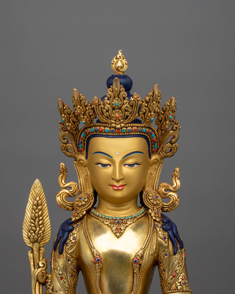 Kshitigarbha Protector of Souls Sculpture | Guardian of the Deep Vow