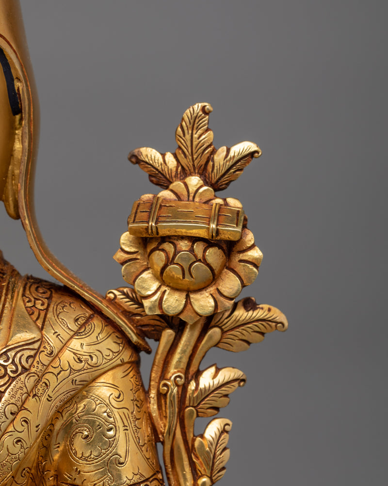 Tsongkhapa With Disciples Copper Sculpture | Tibetan Buddhism's Revered Masters