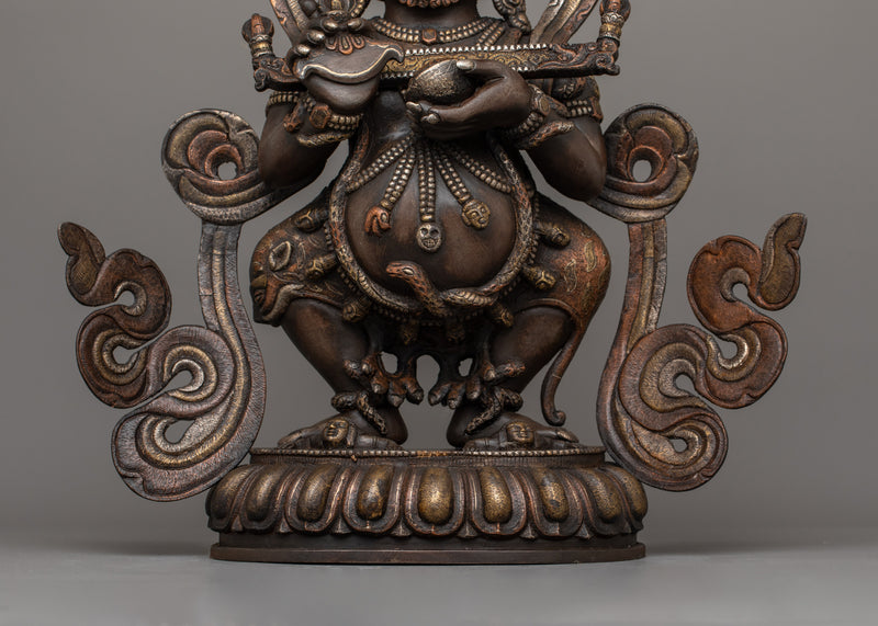 Protector Deity Sakya Mahakala Sculpture | Tradition's Mahakala Statue