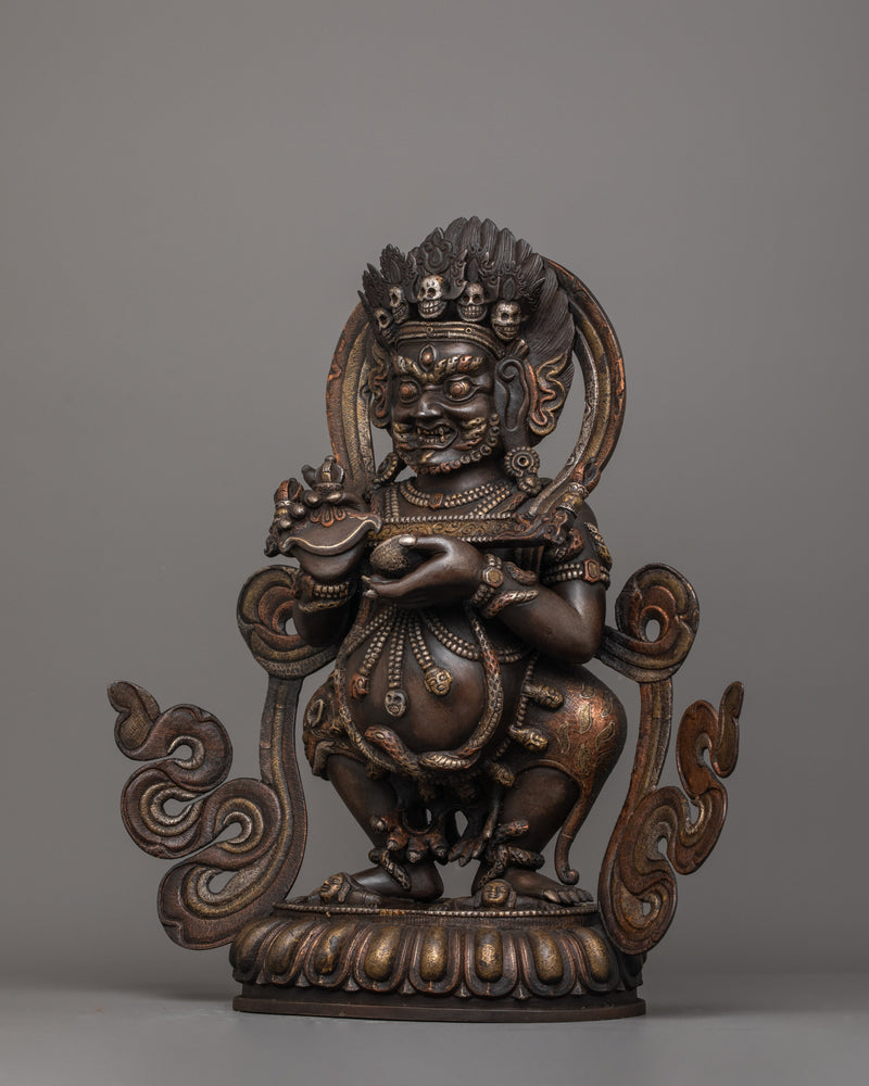 Protector Deity Sakya Mahakala Sculpture | Tradition's Mahakala Statue