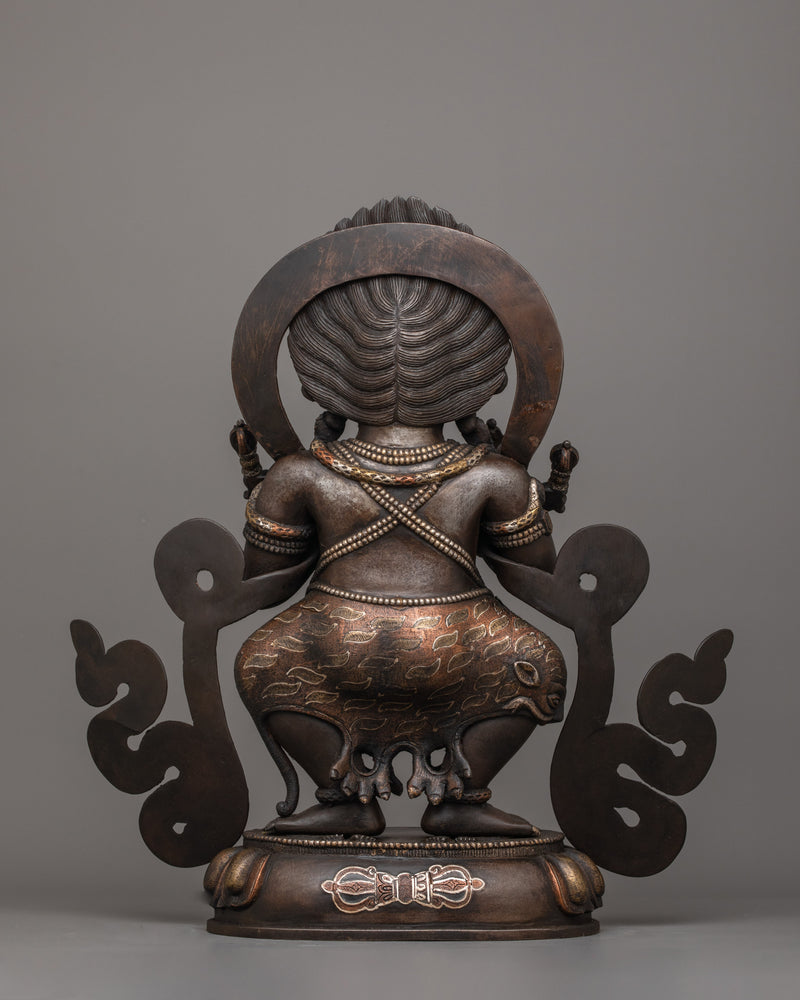 Protector Deity Sakya Mahakala Sculpture | Tradition's Mahakala Statue