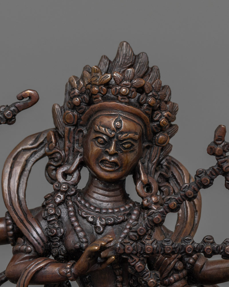 Goddess of Enchantment Kurukulla Sculpture | Tibetan Himalayan Spiritual Art