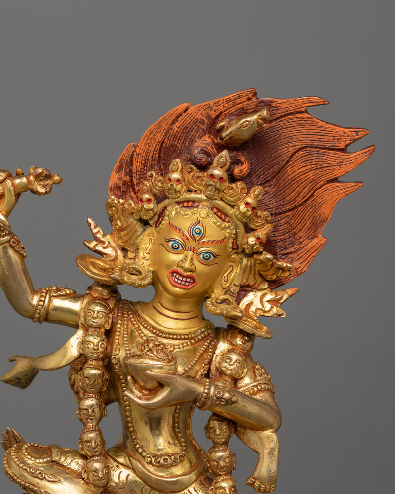 Divine Goddess Dorje Phagmo "Vajravarahi" Sculpture | The Fierce Deity of Wisdom