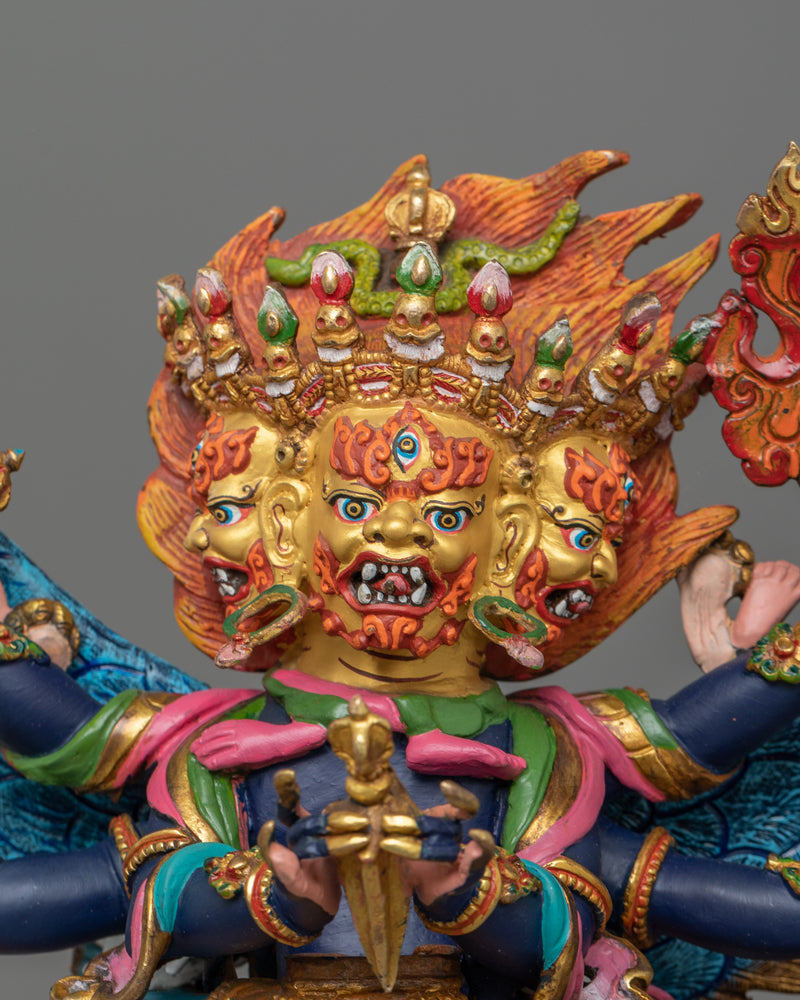 Phurba Deity Vajrakilaya Statue | Symbolizing the Unity of Wisdom