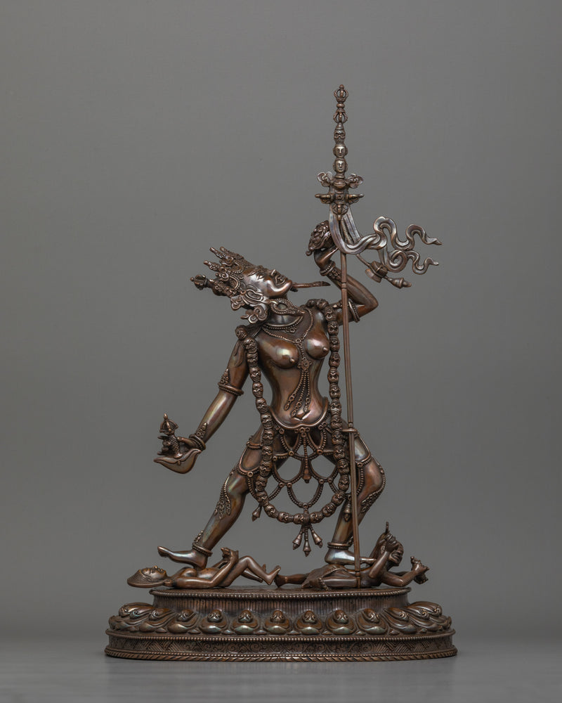 Vajrayogini Trauma Goddess Female Dakini Statue | Tantric Buddhist Female Deity Sculpture