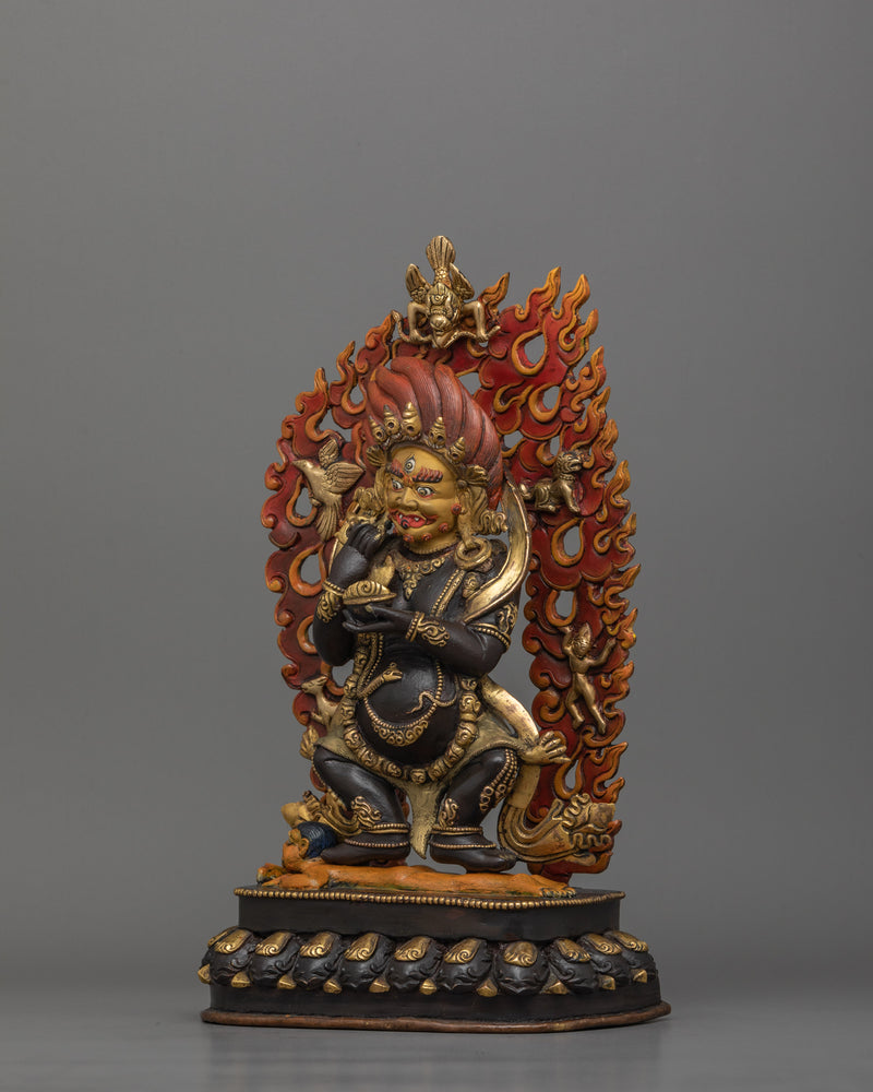 Mahakala Tibetan Buddhist Deity Wrathful Protector | Sacred Art and Craftsmanship for Shrine