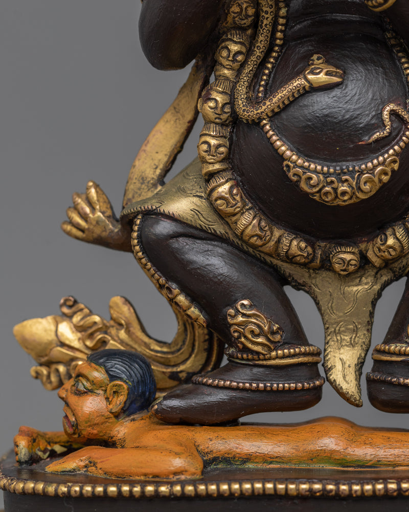 Mahakala Tibetan Buddhist Deity Wrathful Protector | Sacred Art and Craftsmanship for Shrine