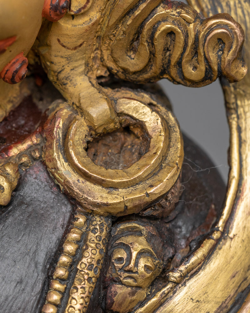 Mahakala Tibetan Buddhist Deity Wrathful Protector | Sacred Art and Craftsmanship for Shrine