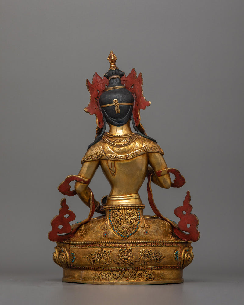 Tibetan Vajrasattva Handcrafted Figurine | The Symbol of Purification