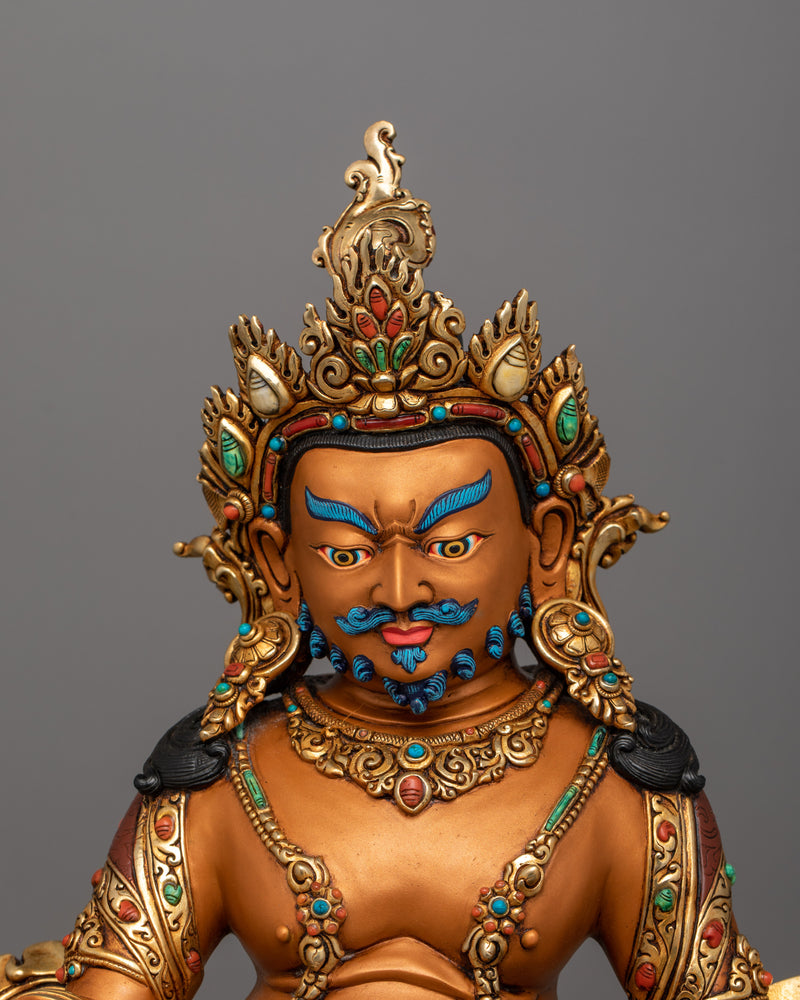 Sacred Dzambhala Wealth Deity Statue | The Guardian of Prosperity