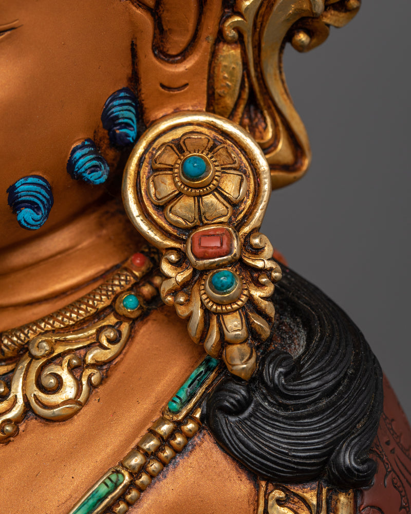 Sacred Dzambhala Wealth Deity Statue | The Guardian of Prosperity