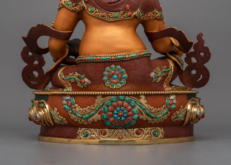 Sacred Dzambhala Wealth Deity Statue | The Guardian of Prosperity