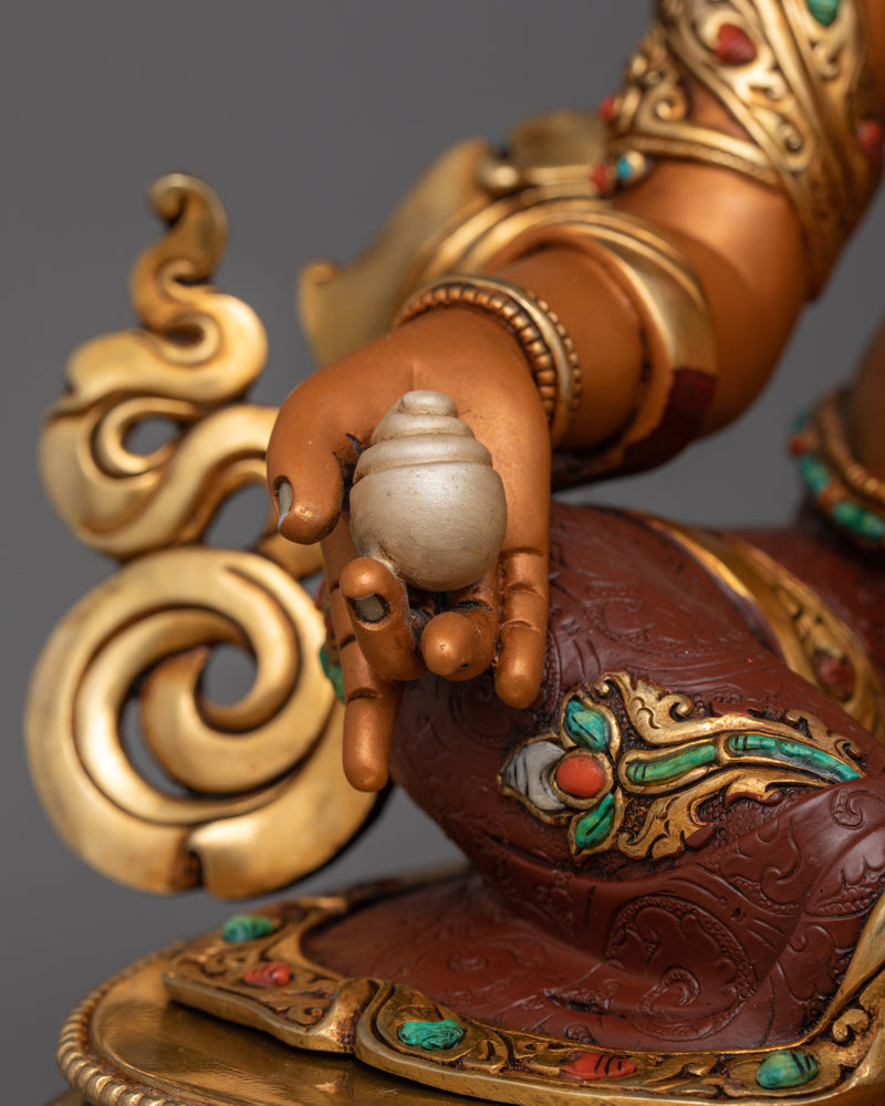 Sacred Dzambhala Wealth Deity Statue | The Guardian of Prosperity