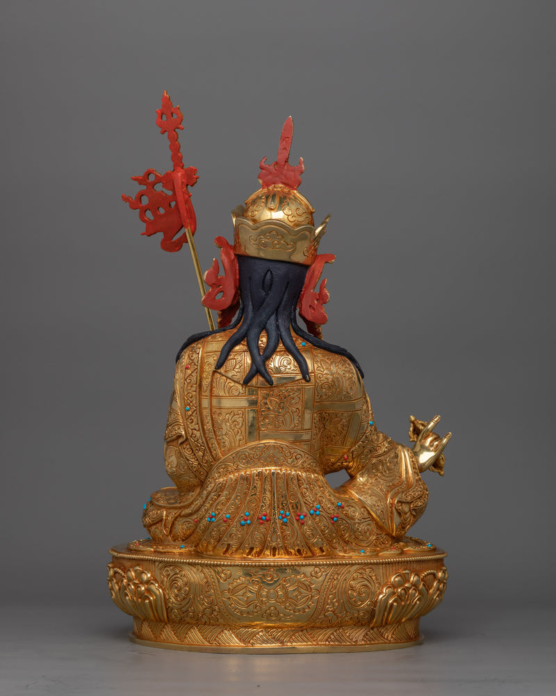 Guru Rinpoche Born from a Lotus Deity Statue | Symbol of Tibetan Buddhism