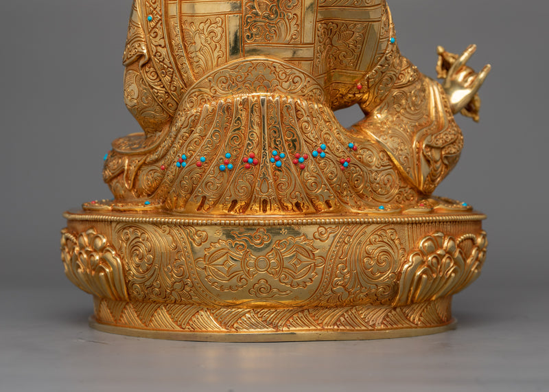 Guru Rinpoche Born from a Lotus Deity Statue | Symbol of Tibetan Buddhism