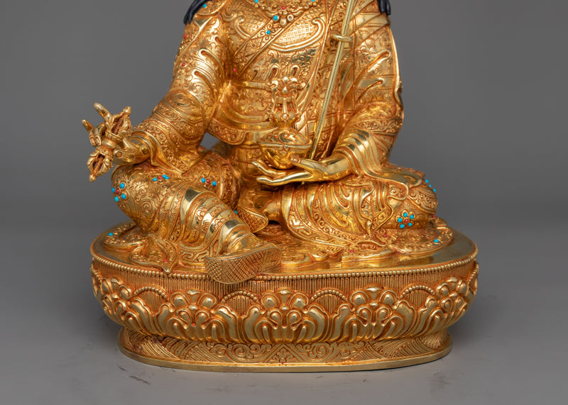 Guru Rinpoche Born from a Lotus Deity Statue | Symbol of Tibetan Buddhism