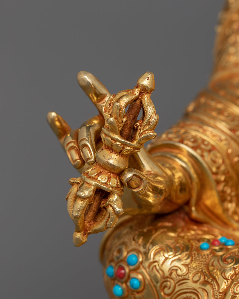 Guru Rinpoche Born from a Lotus Deity Statue | Symbol of Tibetan Buddhism