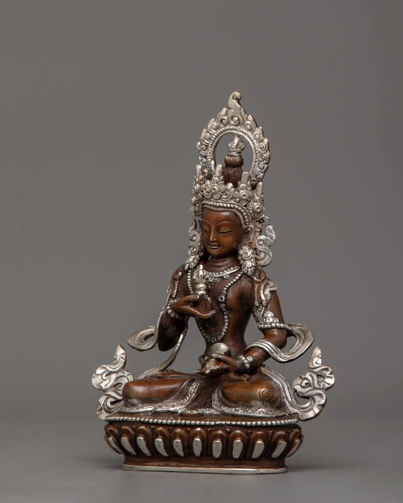 Himalayan Vajrasattva Deity Figurine | Diamond Being of Enlightenment