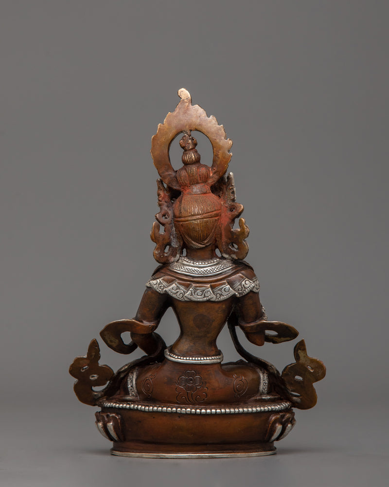 Himalayan Vajrasattva Deity Figurine | Diamond Being of Enlightenment