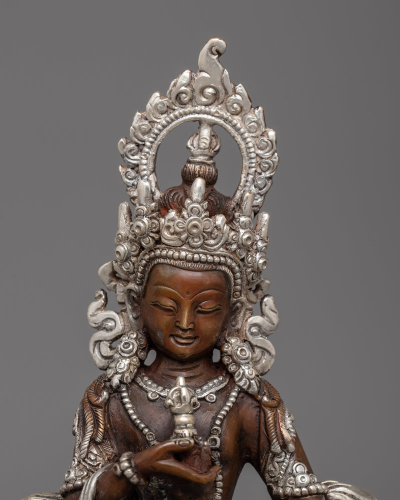 Himalayan Vajrasattva Deity Figurine | Diamond Being of Enlightenment