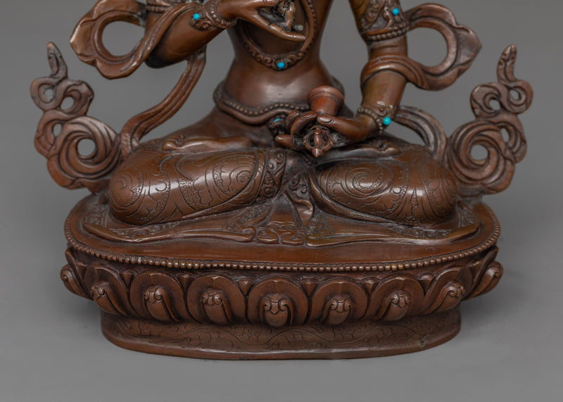 Handcrafted Vajrasattva Buddhist Sculpture | The Buddhist Deity of Purification