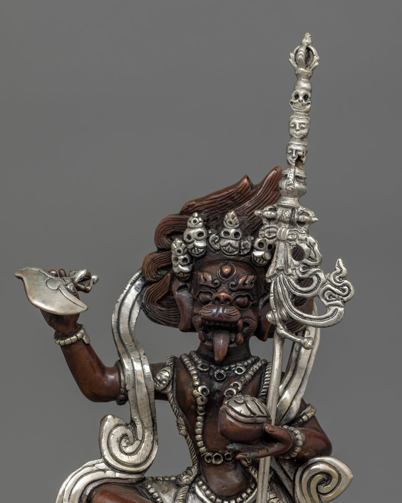 Buddhist Lion-Faced Dakini Simhamukha Sculpture | Fierce Wisdom and Spiritual Liberation