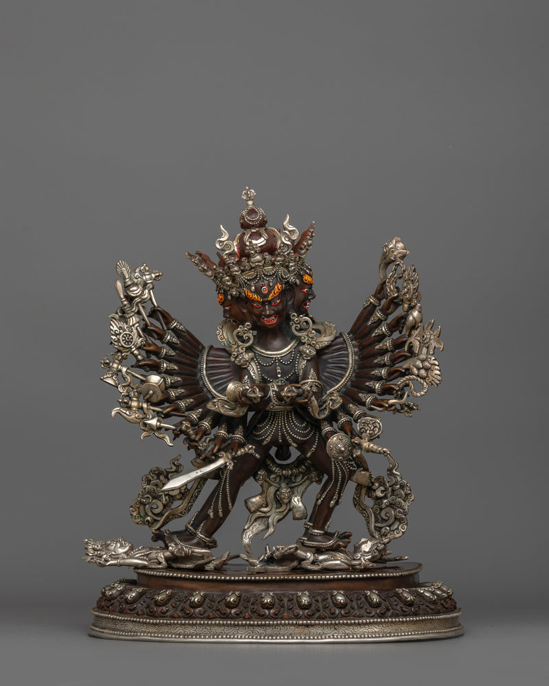 Chakrasamvara Deity of Wisdom and Union Figurine | Symbol of Supreme Bliss