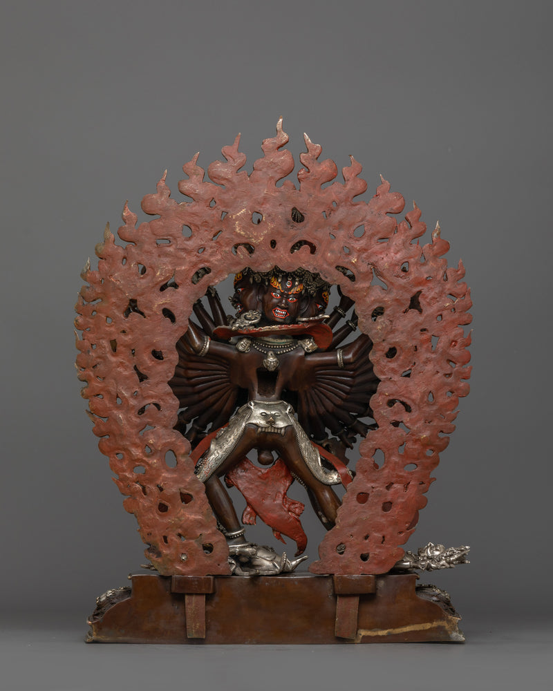 Chakrasamvara Deity of Wisdom and Union Figurine | Symbol of Supreme Bliss