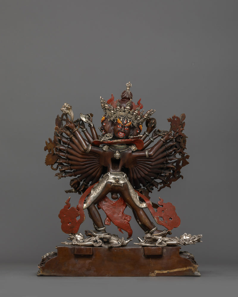 Chakrasamvara Deity of Wisdom and Union Figurine | Symbol of Supreme Bliss