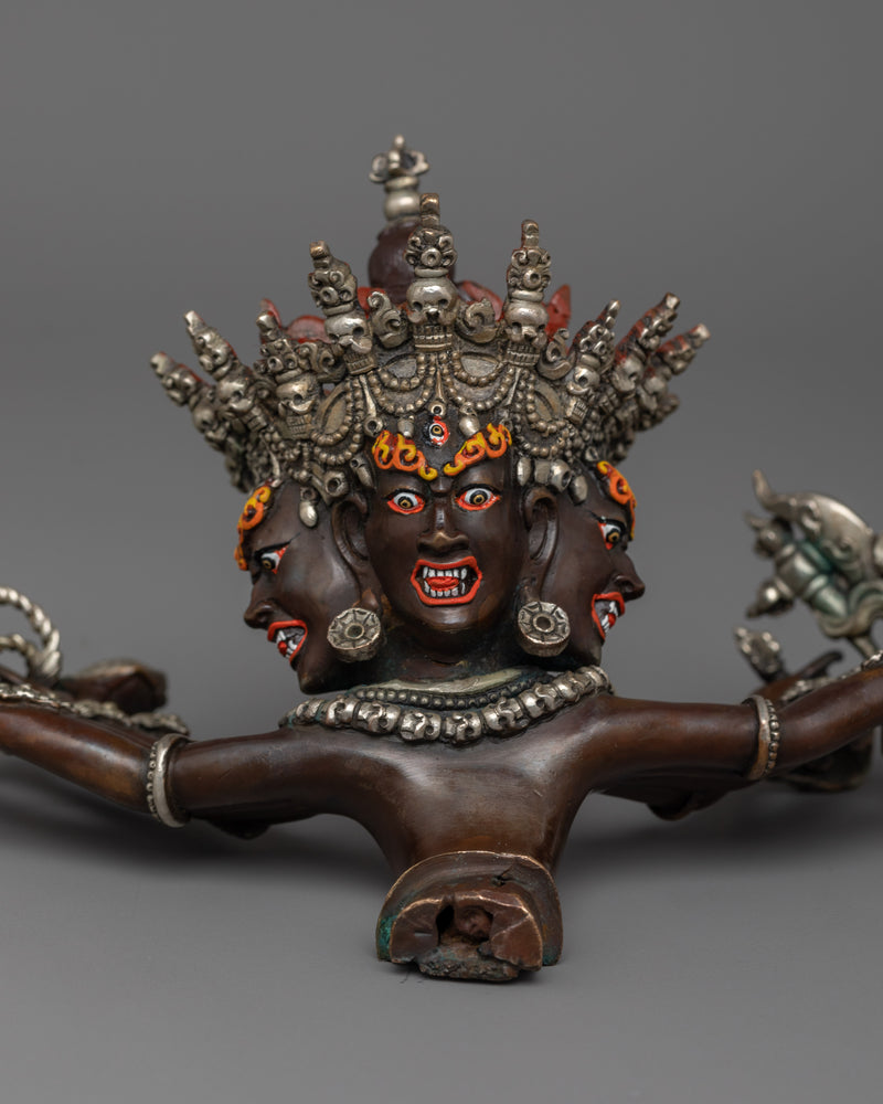 Chakrasamvara Deity of Wisdom and Union Figurine | Symbol of Supreme Bliss