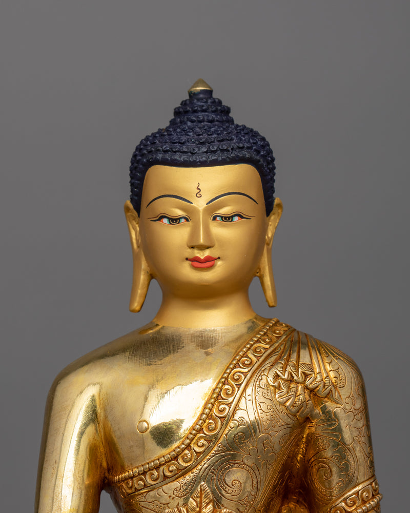 Spiritual Healing Medicine Buddha Statue | Traditional Buddhist Artwork