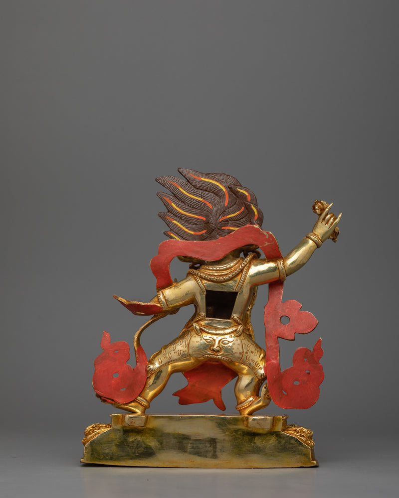 Buddhist Sculpture of  Wrathful Vajrapani | Symbol of Protection and Spiritual Strength