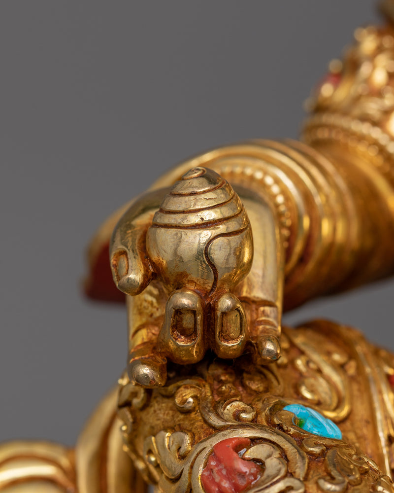 Spiritual Wealth Deity Dzambhala Statue | Protector of Wealth and Harmony