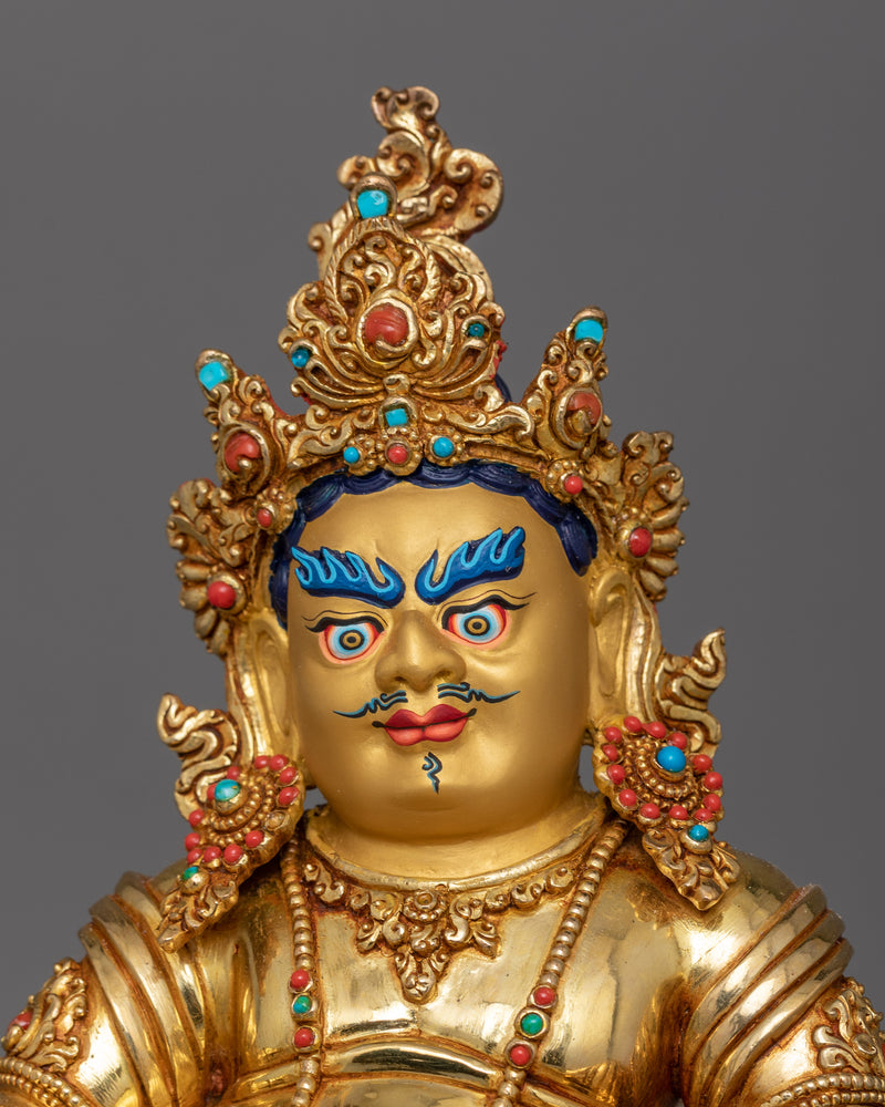 Spiritual Wealth Deity Dzambhala Statue | Protector of Wealth and Harmony