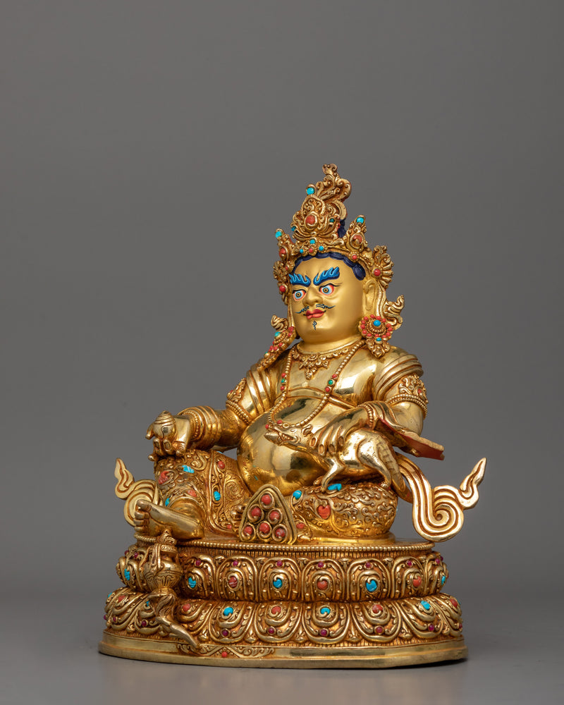 Spiritual Wealth Deity Dzambhala Statue | Protector of Wealth and Harmony