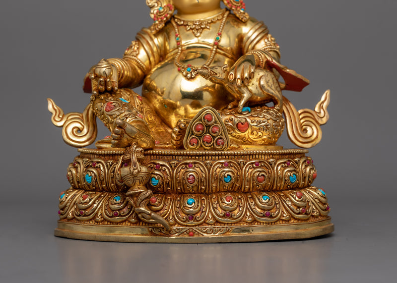 Spiritual Wealth Deity Dzambhala Statue | Protector of Wealth and Harmony