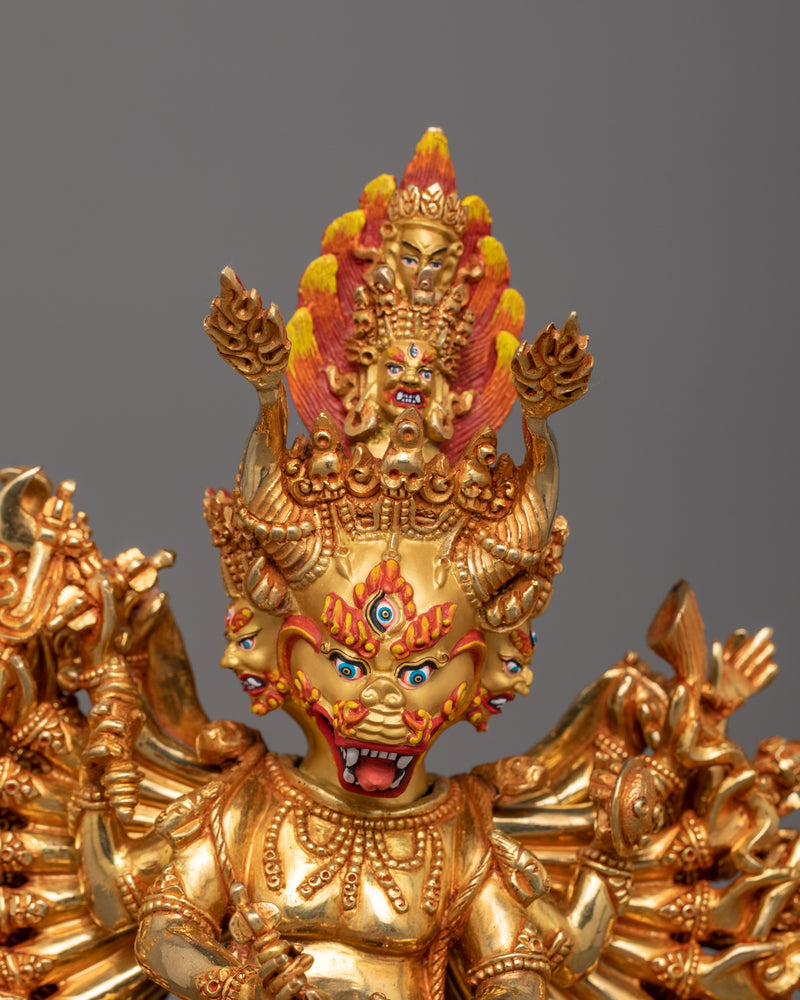 Protector Deity Yamantaka Statue | Embodiment of Compassion