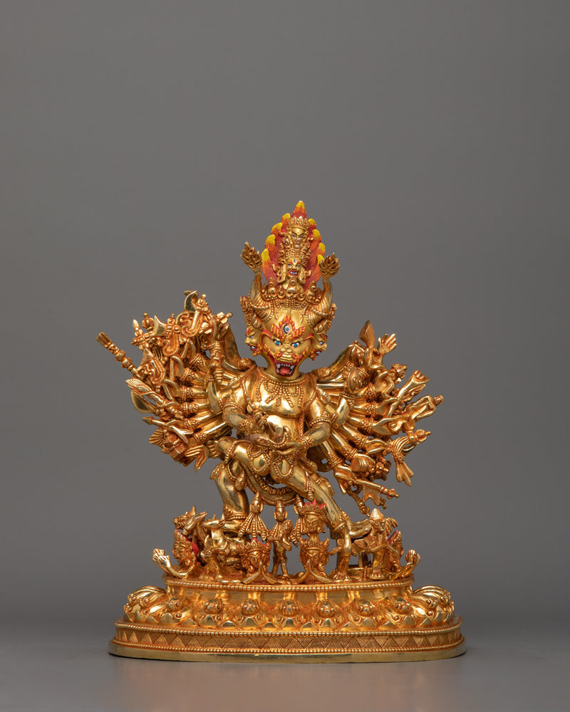 Protector Deity Yamantaka Statue | Embodiment of Compassion